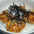 Asammie's cooksnap of when they made ふわふわつくね丼.