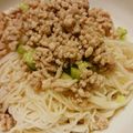 Ｍｒ．ポテトヘッド's cooksnap of when they made 肉味噌冷やし中華風そうめん.