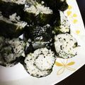 クックVHJAAN☆'s cooksnap of when they made 簡単節約！キンパ風のり巻き.