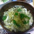 なつこむ's cooksnap of when they made もずくと卵のふわとろスープ♡.