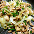 クックJGT9AO☆'s cooksnap of when they made 簡単！おいしい！我が家の青椒肉絲.