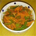 ともも366's cooksnap of when they made 人参とピーマンのきんぴら☆.