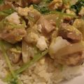北海道伯爵's cooksnap of when they made 三つ葉たっぷり！親子丼.