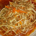 はちみつ犬's cooksnap of when they made 挽き肉ともやしのオイコチュ炒め♪.