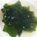☆はじゅ☆'s cooksnap of when they made ウェイパーの1分で出来ちゃうワカメスープ.