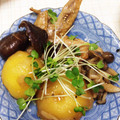 になぽ修行中's cooksnap of when they made 新じゃがの煮物　手羽先と椎茸.