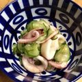 cocoeba's cooksnap of when they made イカときゅうりの塩レモン酢の物.