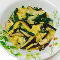 ジンベえちゃん's cooksnap of when they made ほうれん草としいたけの卵とじ.