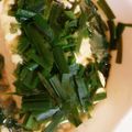 ルーとスー's cooksnap of when they made レンジで超簡単☆にらと豆腐のマヨ焼き.