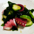 ちーちゃんabc's cooksnap of when they made きゅうりとワカメとタコの酢の物.