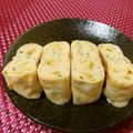 赤い電話's cooksnap of when they made 焼きもろこし味の卵焼き.