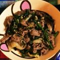 釣りバカ日誌ん's cooksnap of when they made 牛肉と夏野菜のニンニクバター醤油炒め.
