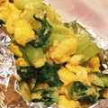 めのおう's cooksnap of when they made ★お弁当に★小松菜と卵の中華炒め.