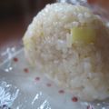 そらりんぽん's cooksnap of when they made 肉なし！ｗ焼肉のタレゴマチーズおにぎり♡.