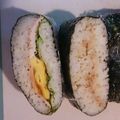 しづくママ's cooksnap of when they made ベーコンエッグおにぎらず.