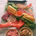Ｚママ's cooksnap of when they made お肉と海鮮の手巻きずし.