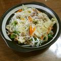 mokun's cooksnap of when they made 今、話題の塩麹で塩焼きそば☆.