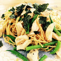 はらぺこ、みー's cooksnap of when they made ササミとほうれん草のマヨレモン塩スパ.