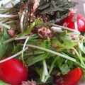 みろし's cooksnap of when they made ツナ（シーチキン）とトマトで水菜サラダ.