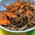 あーこ3's cooksnap of when they made 蒟蒻たっぷりきんぴらごぼう。.