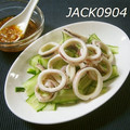 JACK0904's cooksnap of when they made イカときゅうりの中華風！.