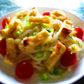 ジョングレ's cooksnap of when they made 油揚げとツナの冷たいうどん.