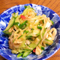 ガッちゃん's cooksnap of when they made きゅうりと切り干し大根の南蛮風サラダ.