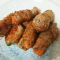 ＊N−I＊'s cooksnap of when they made 豚肉の野菜巻き照り焼き.