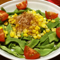 feleza's cooksnap of when they made ささげおかかマヨサラダ.