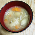 maimaso's cooksnap of when they made みょうがとえのきの辛子味噌汁(^^♪.