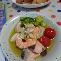 まさりん７３'s cooksnap of when they made 彩り野菜のアヒージョ.