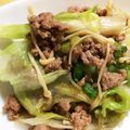 harumegmon's cooksnap of when they made ミンチにレタス入れただけの簡単料理.