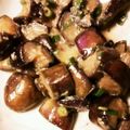 dokari's cooksnap of when they made 茄子と大葉の味噌炒め.