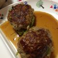 味魔女's cooksnap of when they made アボガドの肉詰め～甘辛だれをかけて.