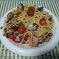 ぽっぷむ's cooksnap of when they made アサリの和風だしパスタ.
