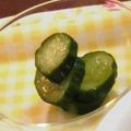 miraca's cooksnap of when they made チューブからしで簡単！きゅうり辛子漬け.