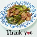 ＨＡＬ．Ｍ's cooksnap of when they made 豚バラとにんにくの芽の炒め物.