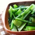 iano's cooksnap of when they made 子供が喜ぶ小松菜炒め！.