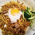 梨パフェ♪'s cooksnap of when they made お手軽メイン♪ジャージャー麺風.