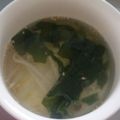 ふわわらら's cooksnap of when they made お鍋不要☆１分で簡単わかめスープ.