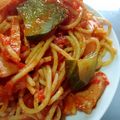 クックG72KVK☆'s cooksnap of when they made 夏野菜パスタ☆たっぷりナスのトマトソース.