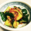 ＊とし＊'s cooksnap of when they made ご飯がすすむ！たたき胡瓜の梅おかか和え☆.