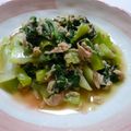 びわごん's cooksnap of when they made かんた～ん！チンゲンサイとツナの炒めもの.
