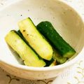 りしゅっち's cooksnap of when they made きゅうりとズッキーニの炒め物.