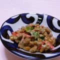 赤い電話's cooksnap of when they made 納豆バリエ！桜エビ大葉.