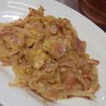 きまぐれん's cooksnap of when they made 新玉ねぎでカルボナーラ風.