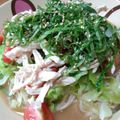 ぱんだねーさん's cooksnap of when they made きゃべつのっけそーめん簡単ごまだれで。.