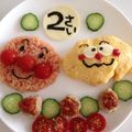 りんちゃか☆'s cooksnap of when they made アンパンマンのマッシュポテト＆オムライス.