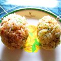 ジョングレ's cooksnap of when they made ぱぱっとおにぎり★青海苔醤油ペッパー.
