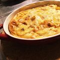 xx新米ママxx's cooksnap of when they made 【バナナとりんごの黒糖豆乳クラフティ】.